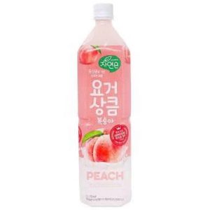 Nước lợi khuẩn đào Woongjin 1.5L